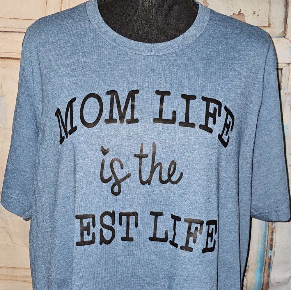 Bella Canvas - XL - Mom Life is The Best Life Graphic Tshirt